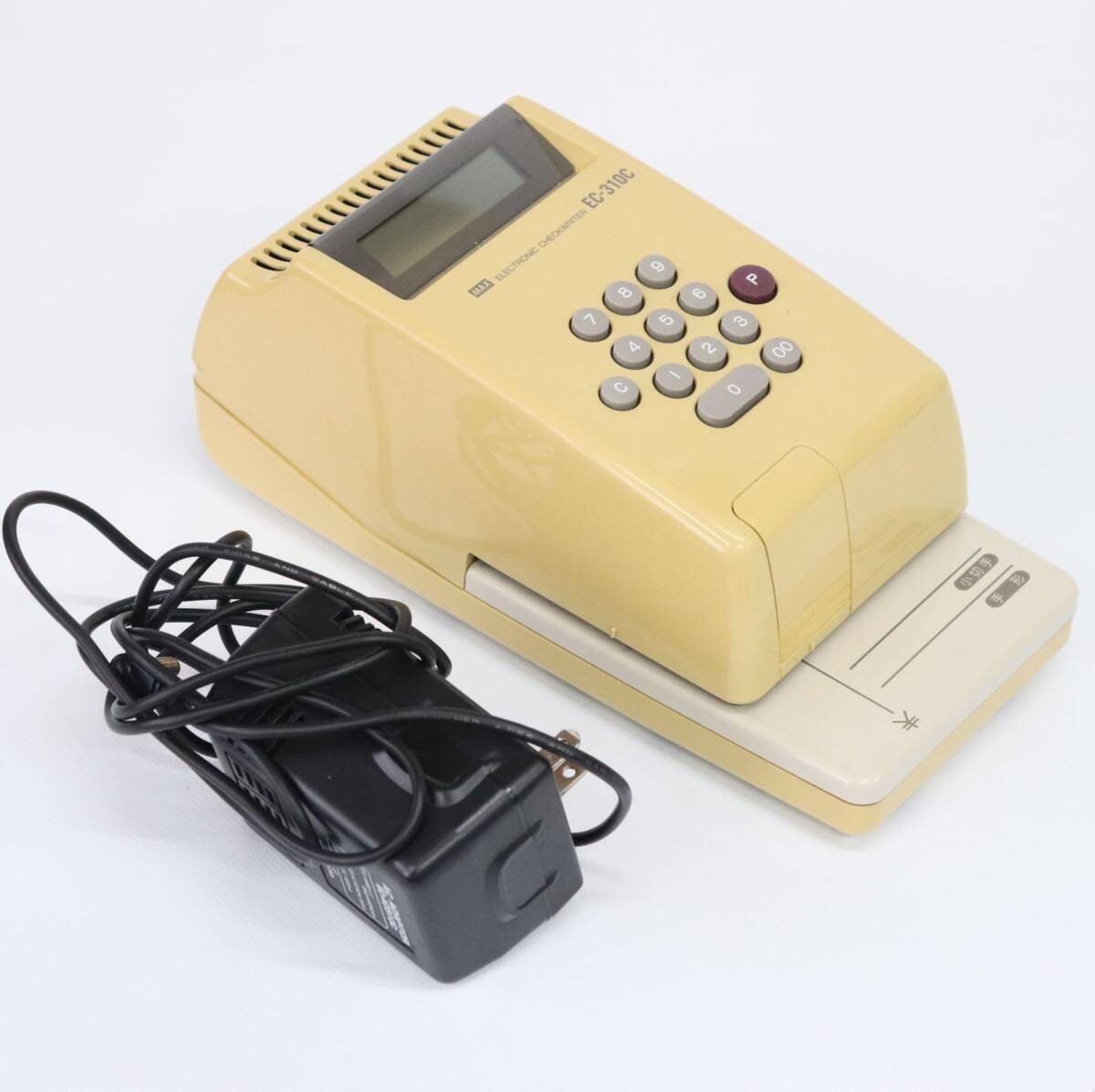 マックス 電子チェックライタ 8桁 コードレスタイプ EC-310C_Y271K48867_現状品拍卖