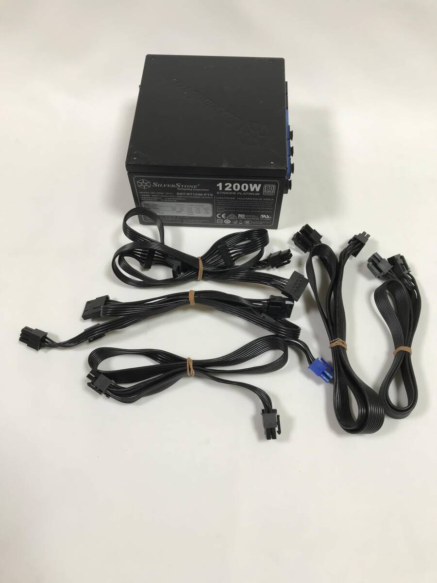 SilverStone STRIDER PLATINUMシリーズ 世界最小の1200ワットATX電源 SST-ST1200-PTS 日本正規代理店品_Y276K52121_現状品拍卖
