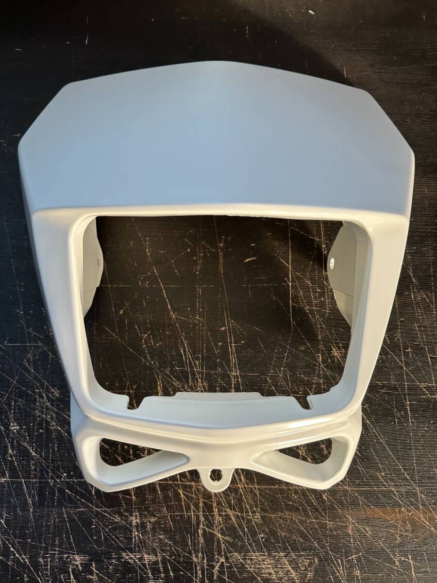 スズキ 純正 DR-Z400S DR650 SE DR200 DR-Z400SM カバー ヘッドランプ ホワイト HEAD LIGHT COVER MASK WHITE SUZUKI 51811-29F50-30H拍卖