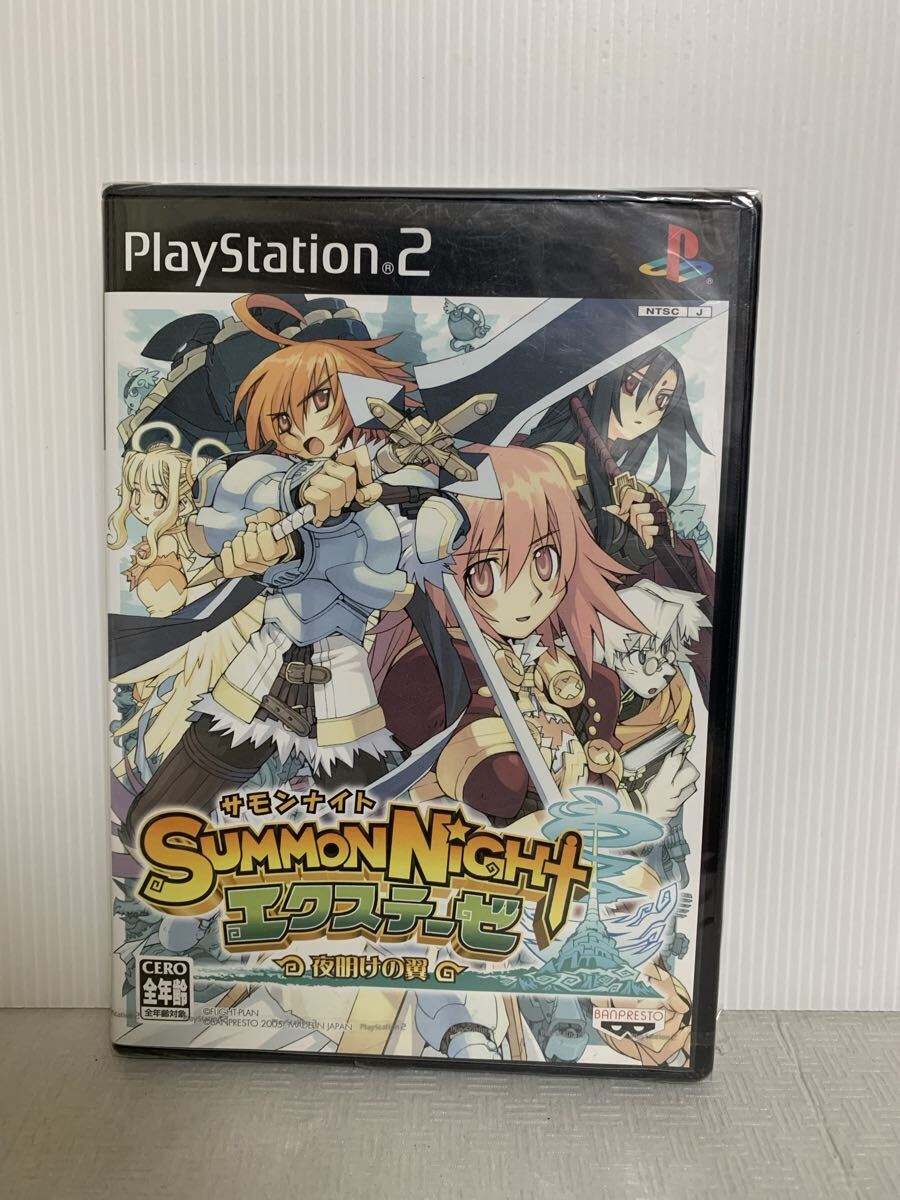 PlayStation2 未使用 PS2 サモンナイトエクステーゼ 夜明けの翼/プレステ2ソフト/プレイステーション2/レトロゲーム/梱包材小傷破れ等拍卖