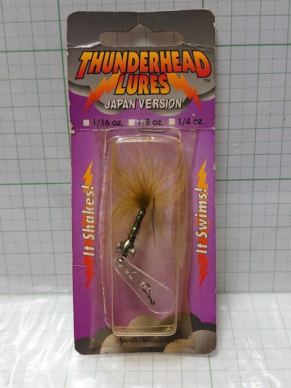 N3495) 未開封 サンダーヘッドルアーズ スポーツザウルス フライがルアーロッドで投げられる オールド 希少 レア拍卖