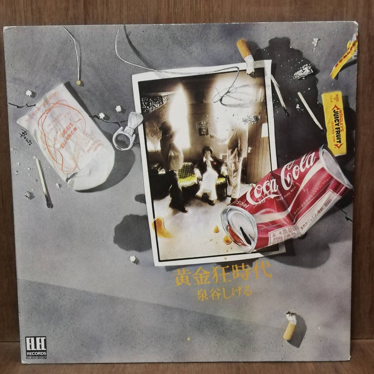 【LP】 泉谷しげる - 黄金狂時代 - ELEC-2032 *33拍卖