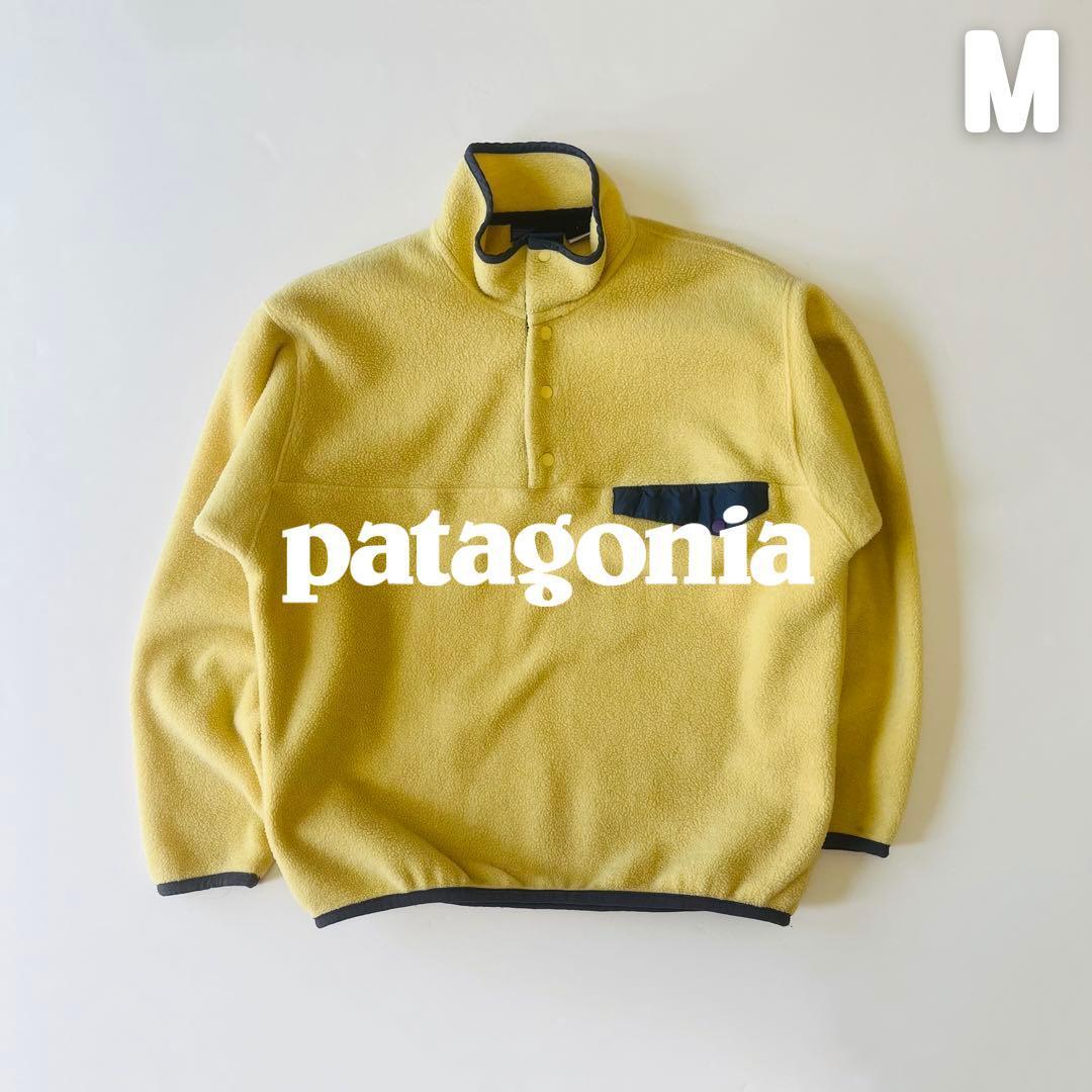 Patagonia 1996年 シンチラスナップT ジャマイカ製 M イエロー パタゴニア フリースジャケット 黄色拍卖