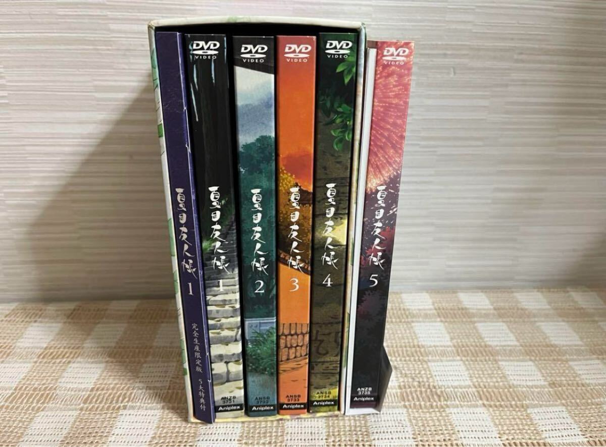 夏目友人帳 初回全5巻セット DVD 即決 送料無料拍卖