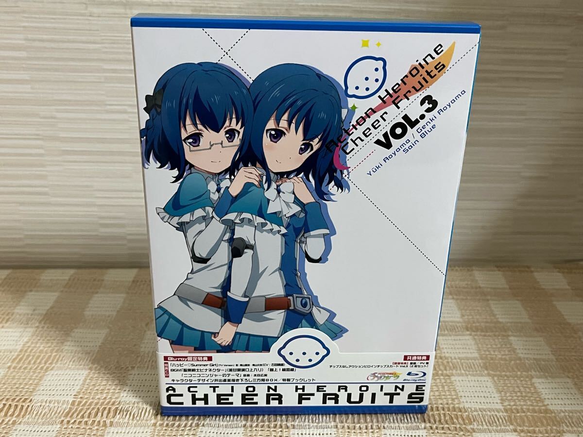 アクションヒロイン チアフルーツ 3巻 Blu-ray 即決 送料無料拍卖