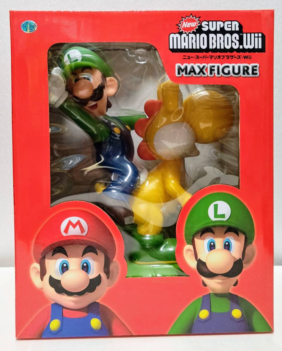 新品即決 ニュースーパーマリオブラザーズWii マックスフィギュア ルイージ 未開封 日本オート玩具 ヨッシー フィギュア拍卖