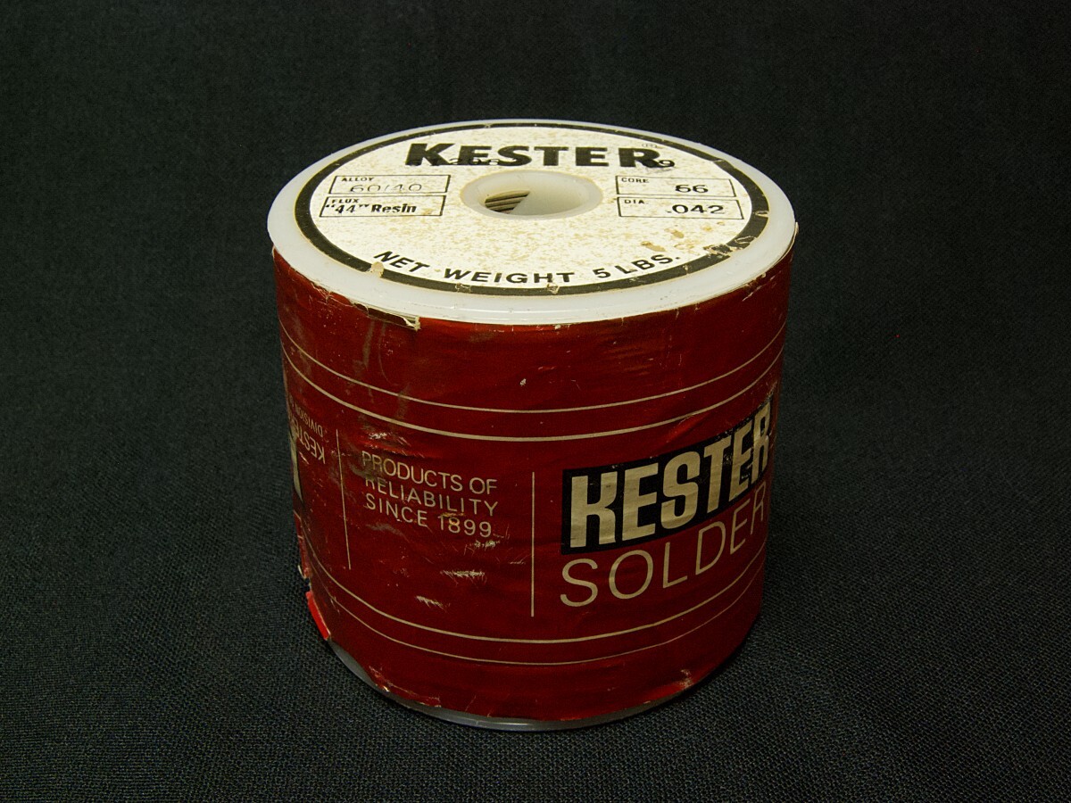 ♪♪Kester "44" Solder 60/40 切売り1m単位、ケスター ビンテージ・ハンダ 半田♪♪拍卖
