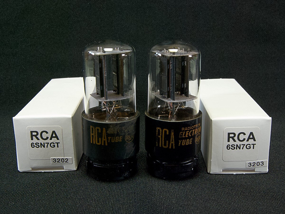 ♪♪RCA 6SN7GTB NOS品ペア #3202、米RCA♪♪拍卖