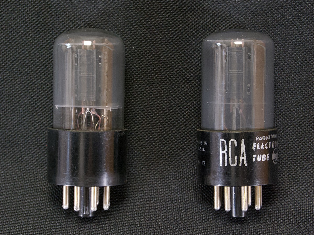 ♪♪RCA 6SN7GT スモーク管 良品ペア #2325、米RCA♪♪拍卖