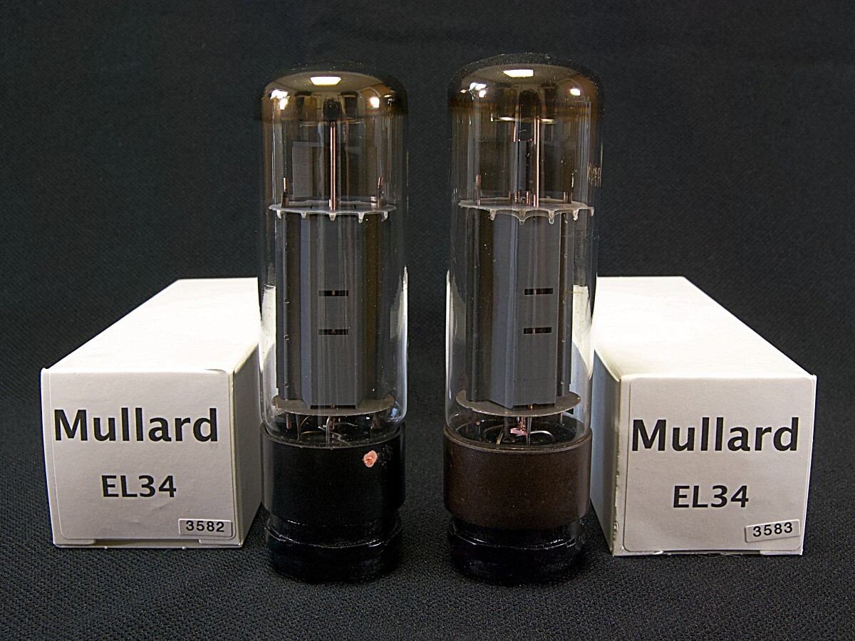 ♪♪Mullard EL34/6CA7 出力管 NOS品ペア #3582、英ムラード♪♪拍卖