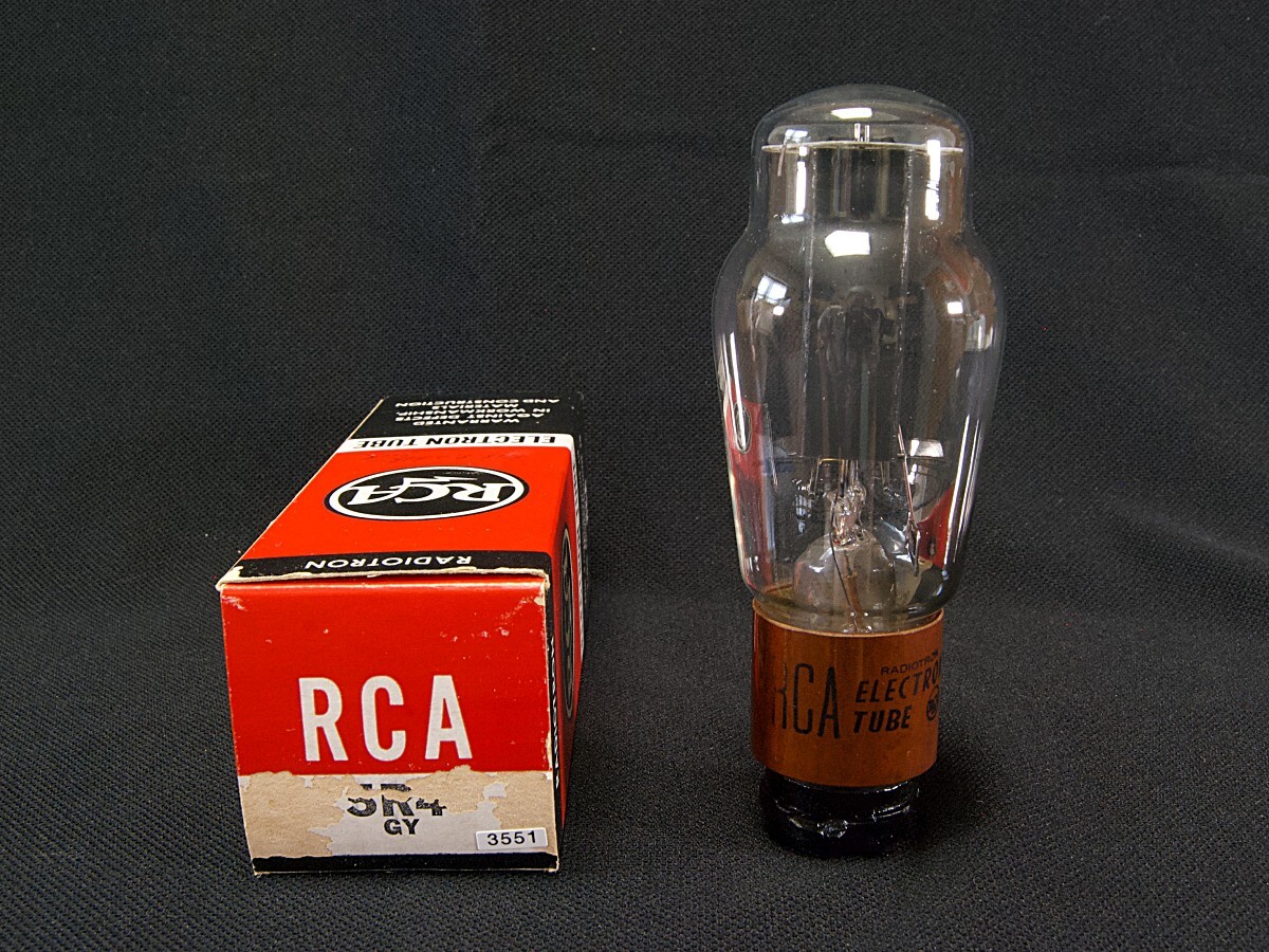 ♪♪RCA 5R4GY 整流管 吊りヒーター NOS品 #3551、米RCA♪♪拍卖