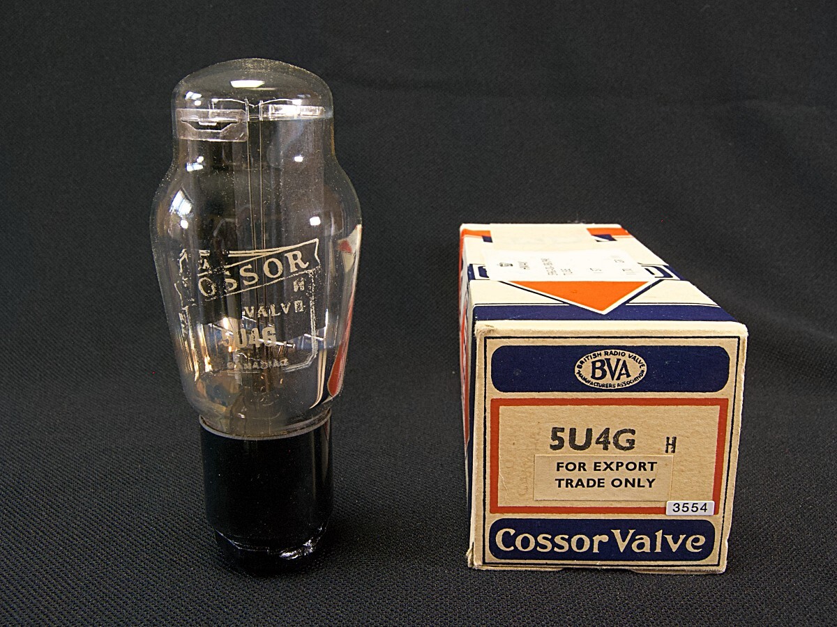 ♪♪Cossor 5U4G 整流管 吊りヒーター NOS品 #3554、英コッサー♪♪拍卖