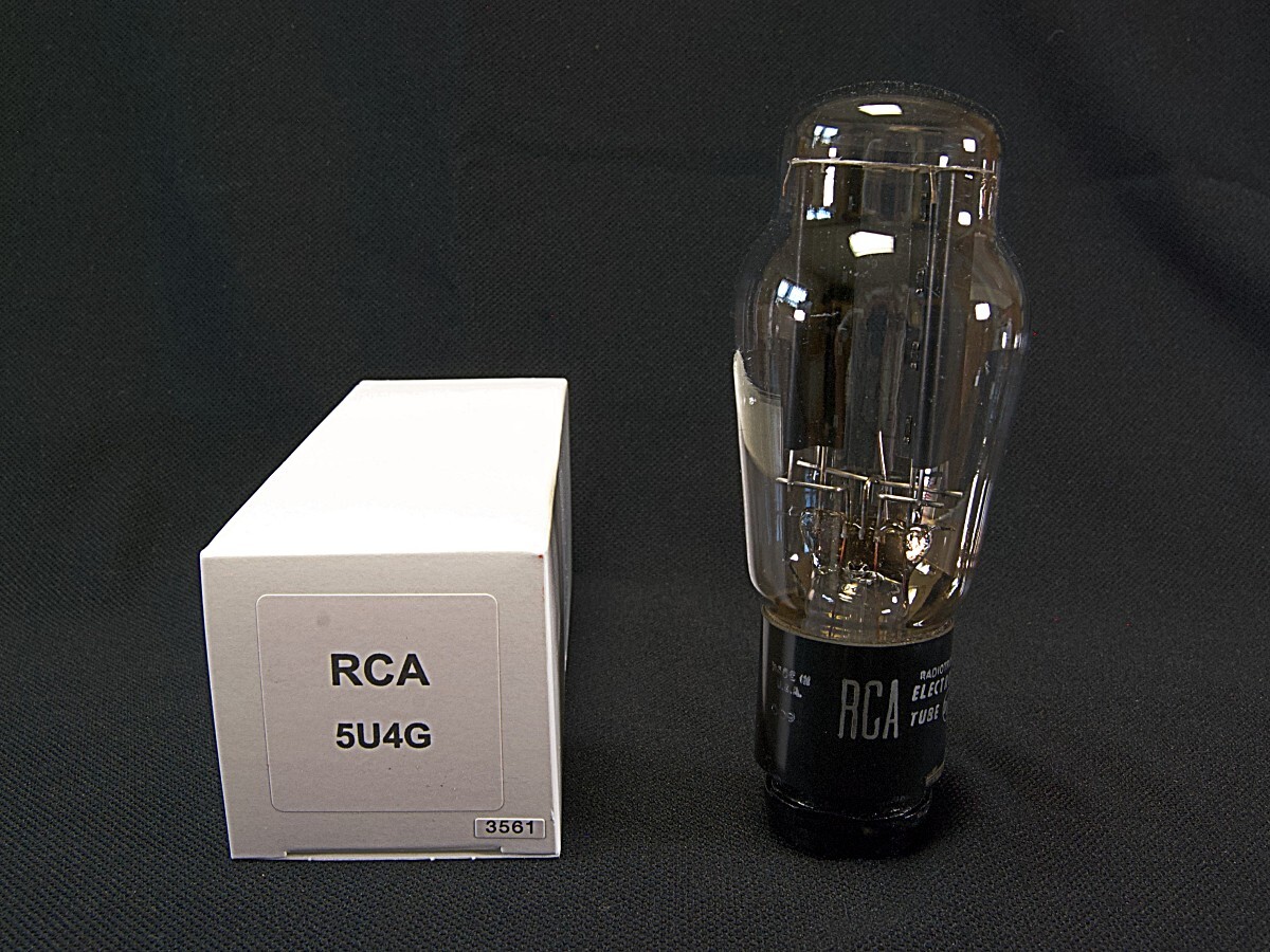♪♪RCA 5U4G 整流管 NOS品 #3561、米RCA♪♪拍卖