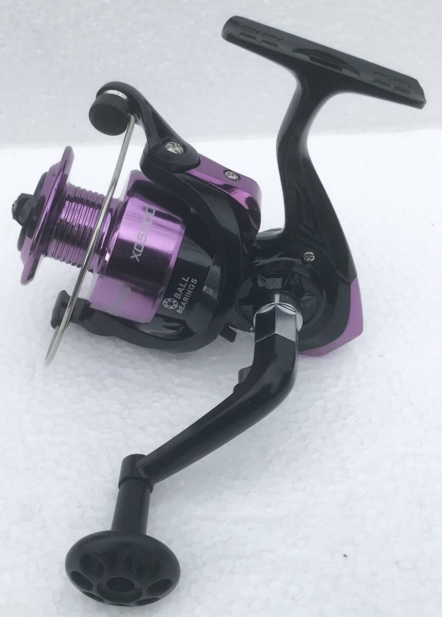 ROOBLINOSスピニングリールXC5000☆送料無料☆新品未使用☆パープルブラック☆左右ハンドル変更可能☆拍卖