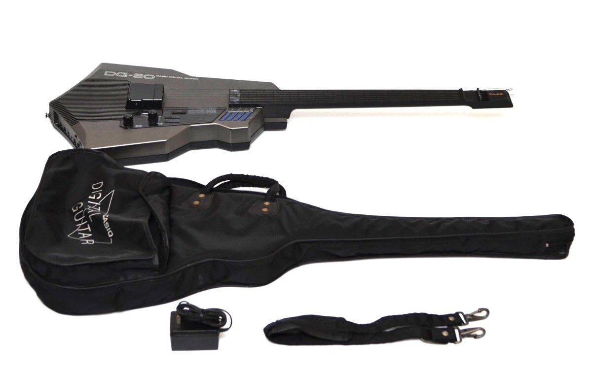 【動確済/ソフトケース付属】CASIO カシオ DG-20 DIGITAL GUITAR MIDI デジタルギター SYNTHSIZER シンセサイザー DG-10 の兄弟機拍卖
