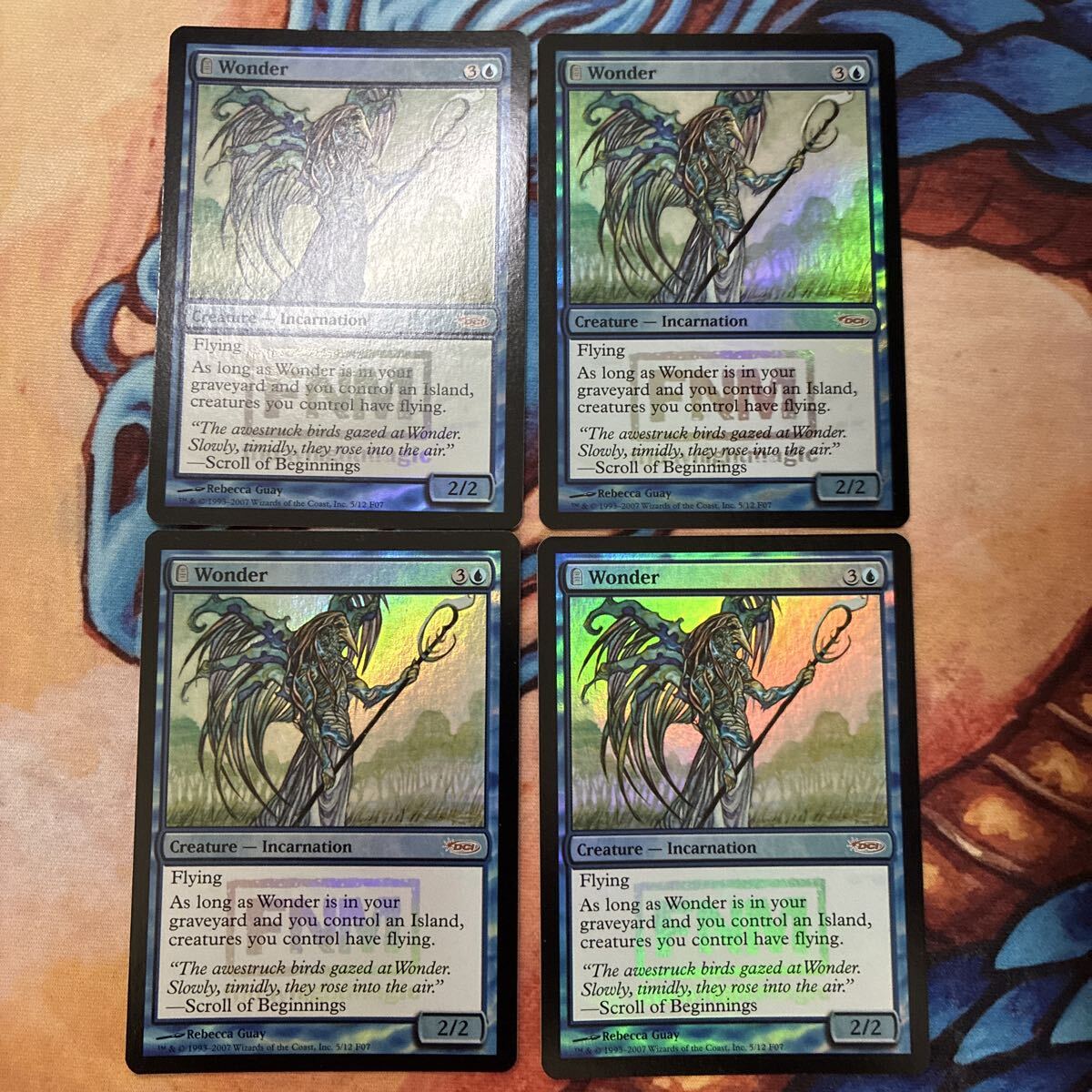 MTG マジックザギャザリング FNM プロモ foil 不可思議/Wonder 4枚セット拍卖