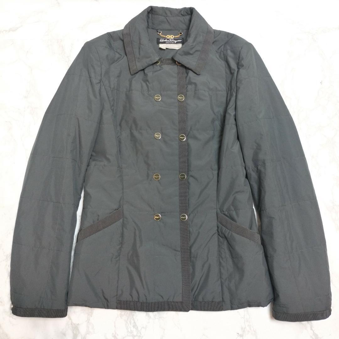 archive SalvatoreFerragamo キルティングジャケット M拍卖