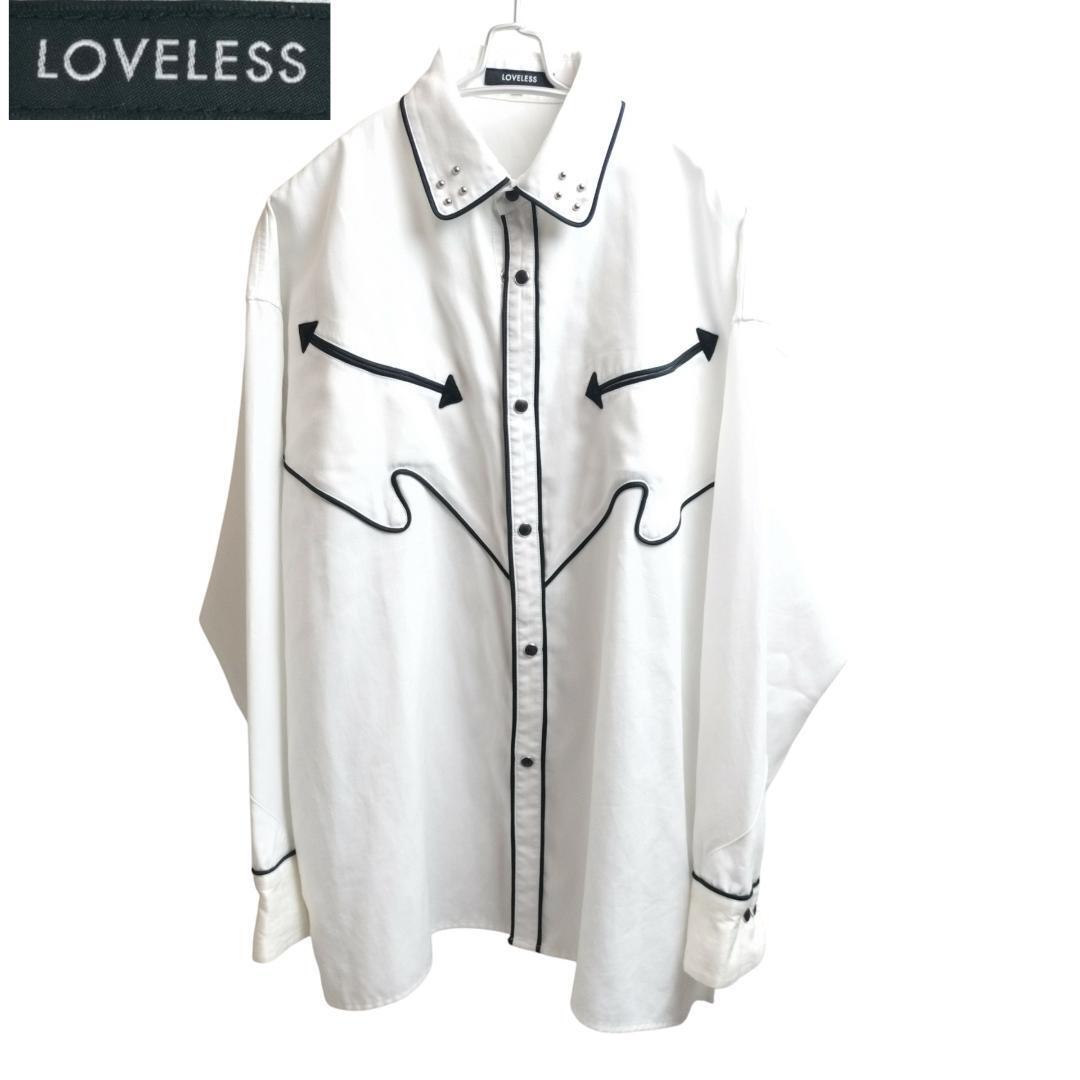 archive ラブレス ウエスタンシャツ S ホワイト LOVELESS拍卖