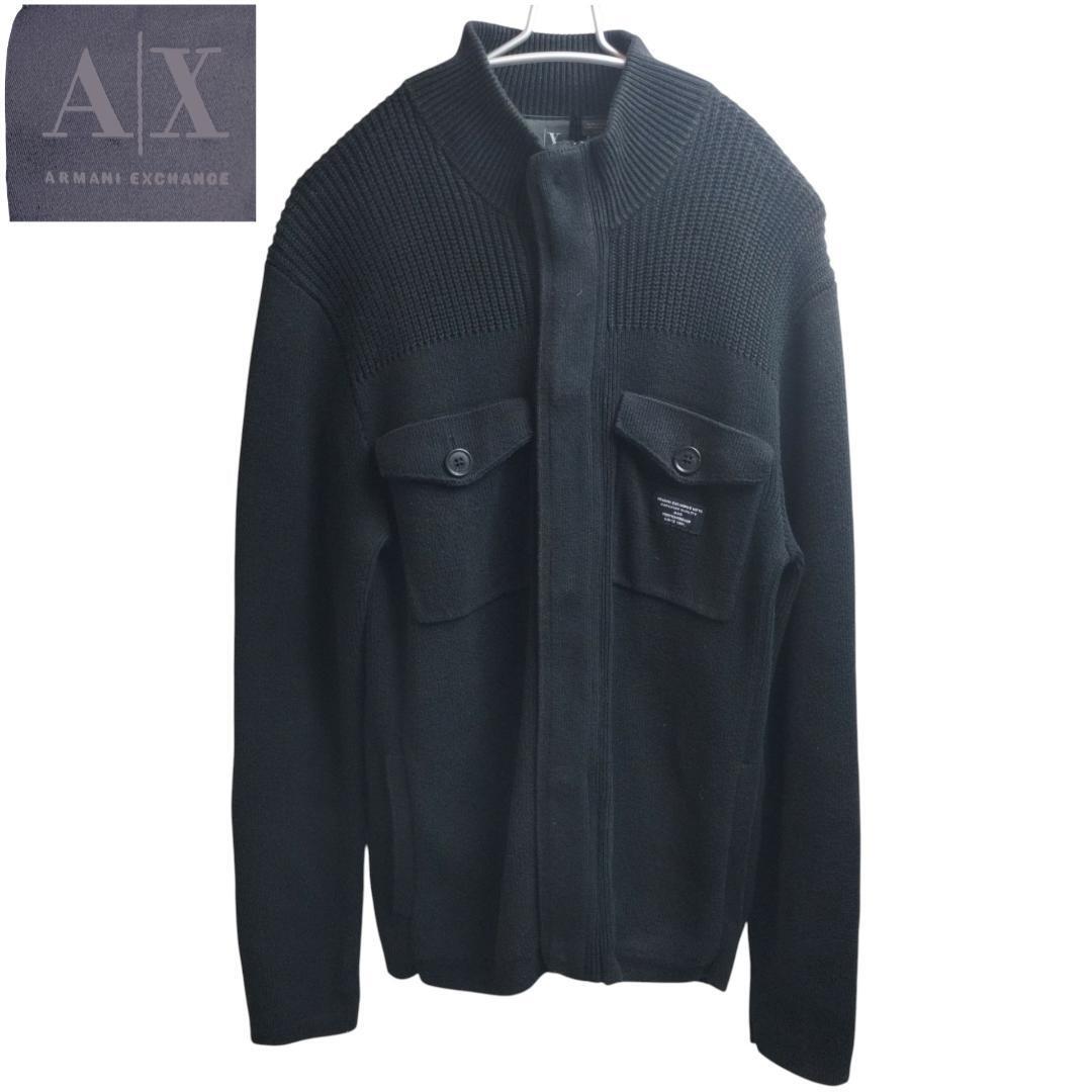 archive ArmaniExchange drivers knit US XS ドライバーズニット ミリタリー アルマーニエクスチェンジ拍卖