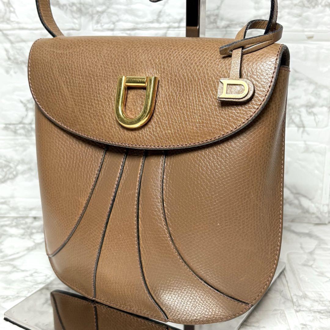 美品 DELVAUX デルヴォー ショルダーバッグ レザー 本革 ブラウン 肩掛け 拍卖