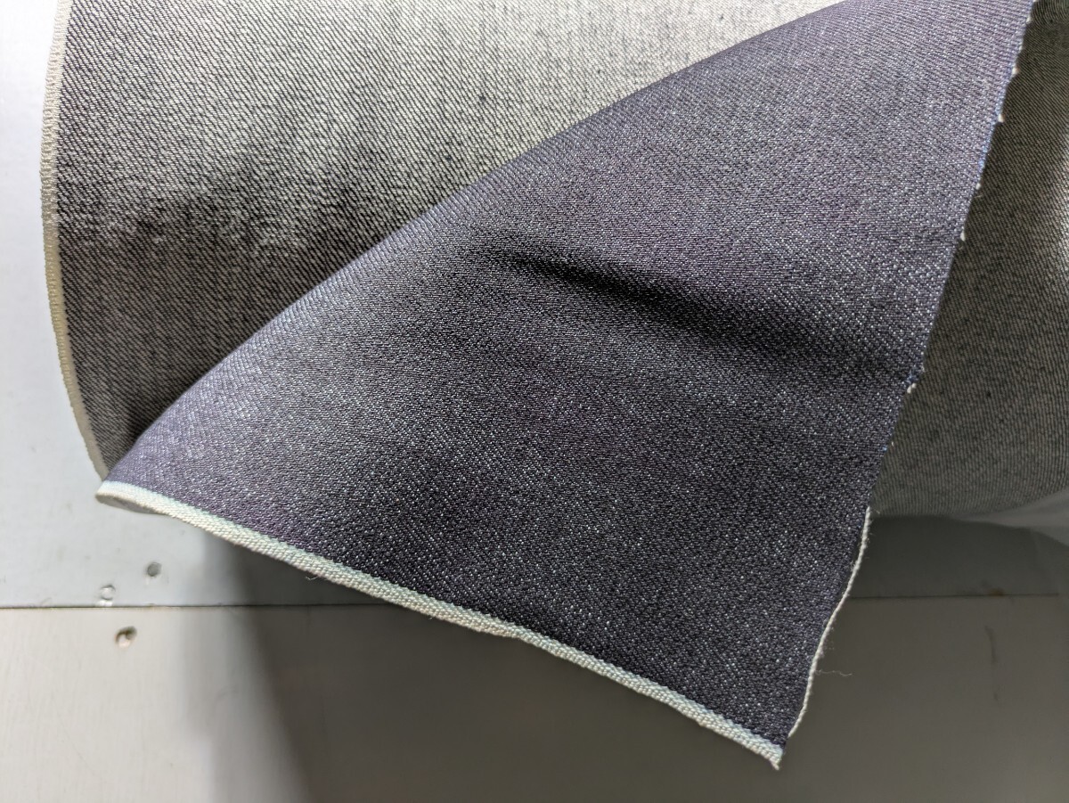 訳あり 産地 岡山県 井原デニム セルヴィッチインディゴデニム 78cm幅 14oz 40m巻 生地 日本製 denim 66拍卖