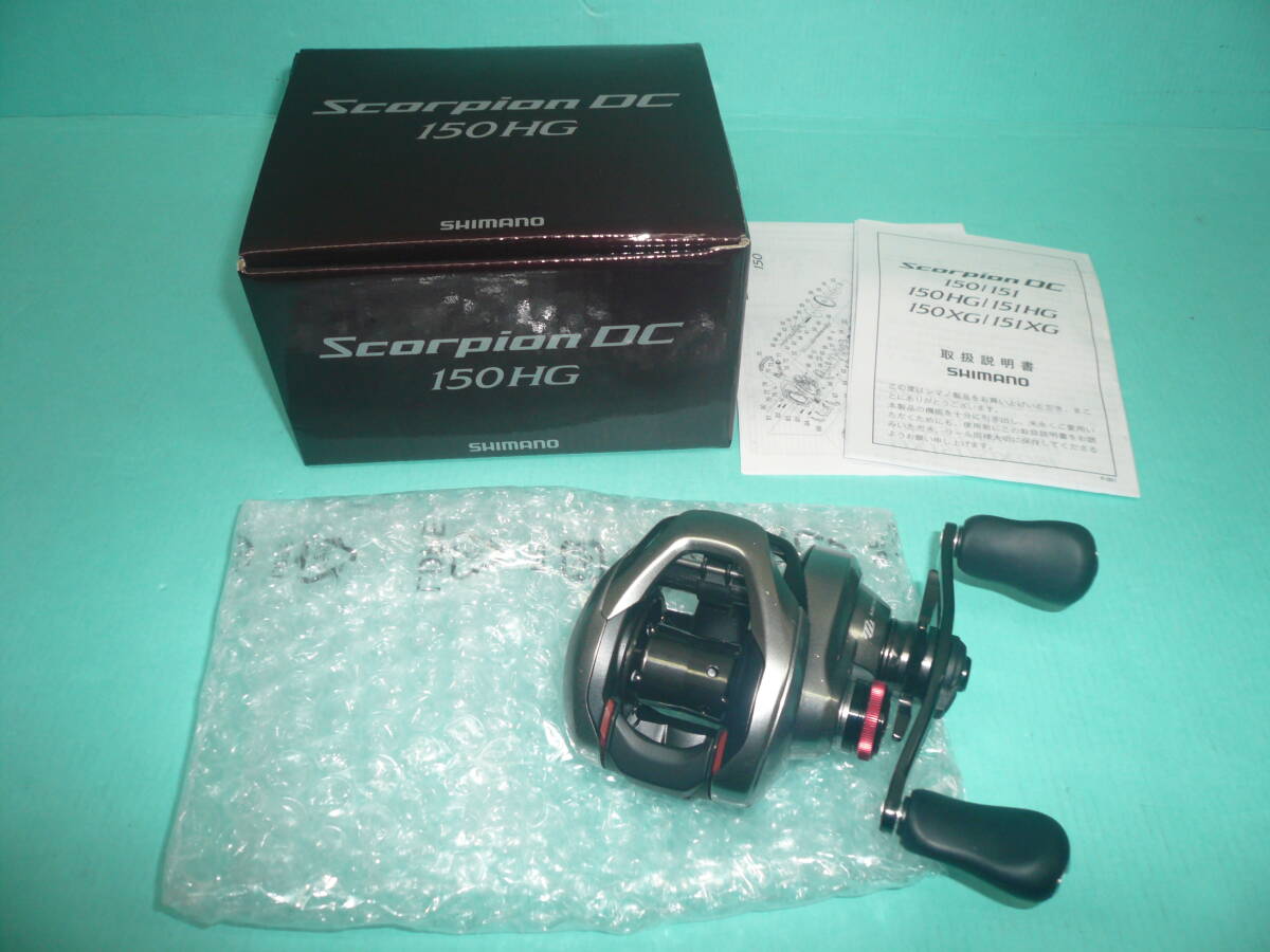 FF2401-288♪【60】未使用品 シマノ 21 スコーピオン DC 150HG 右拍卖