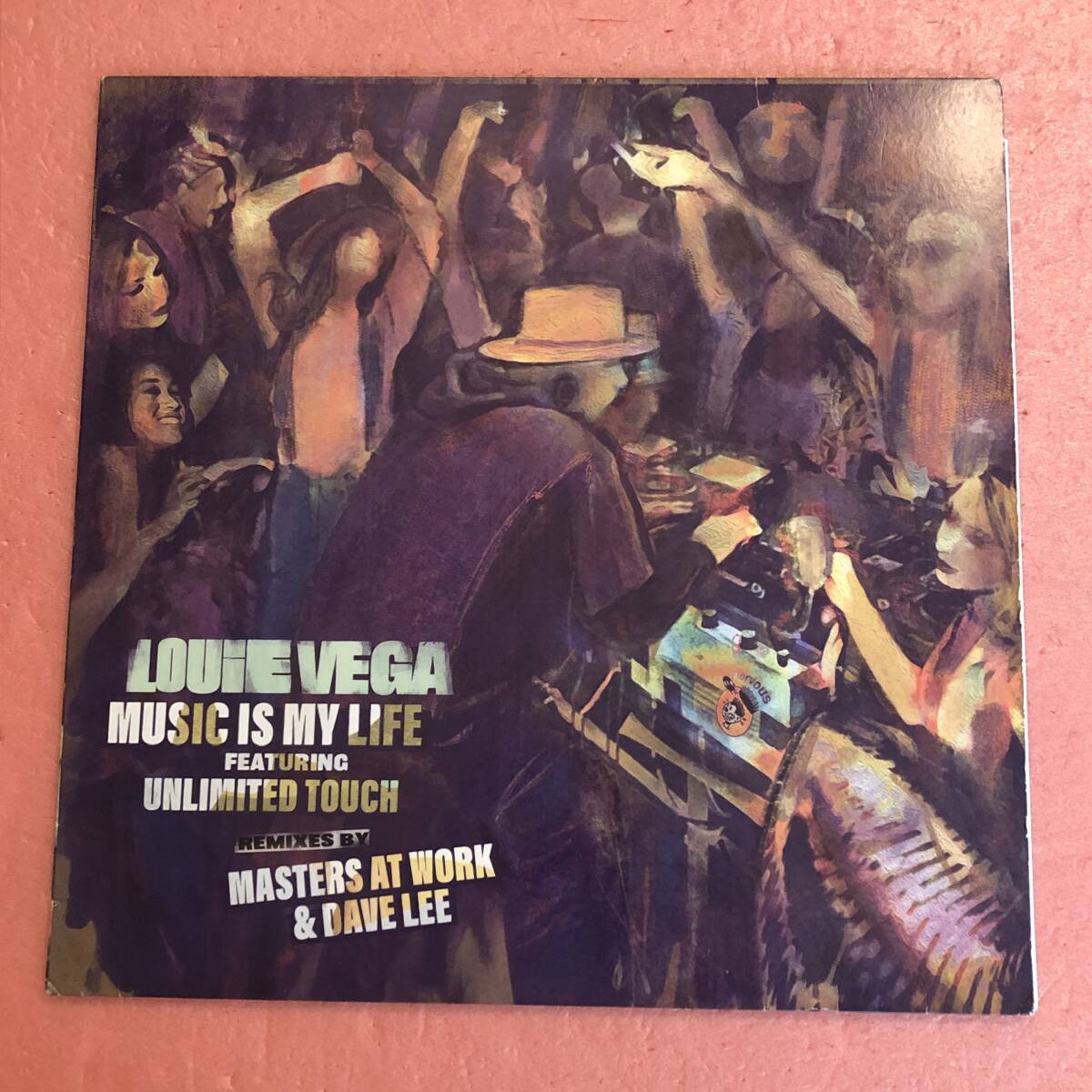 12” Louie Vega Featuring Unlimited Touch / Music Is My Life (Remixes By Masters At Work & Dave Lee) ルイ ヴェガ拍卖