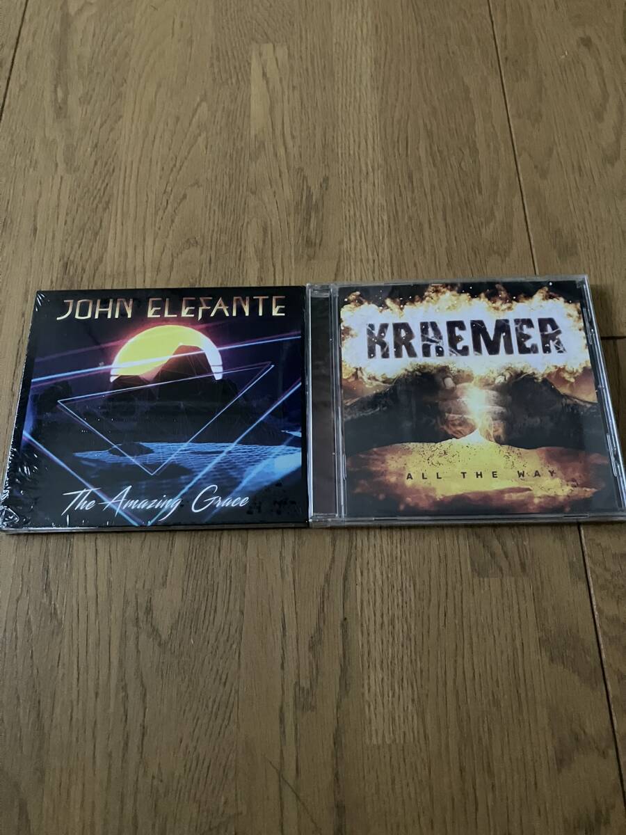 新品CD2枚 メロハー JOHN ELEFANTE/THE AMAZING GRACE + KRAEMER/ALL THE WAY~KANSAS拍卖