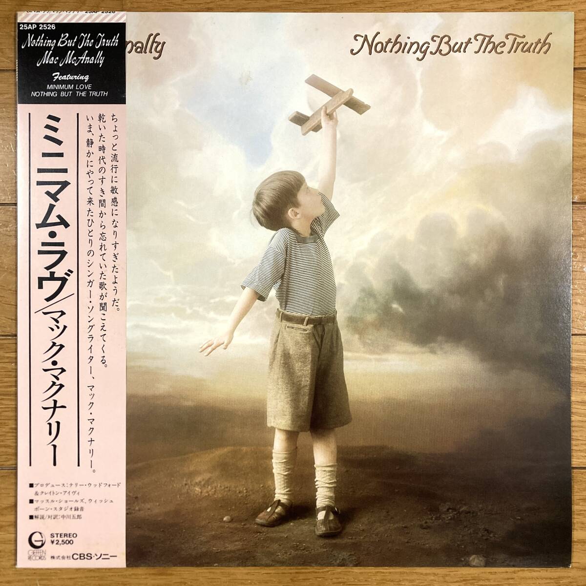 ■マック・マクナリー■ミニマム・ラヴ■Mac McAnally■Nothing But The Truth■25AP 2526■AOR■帯■5050拍卖