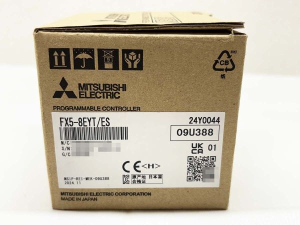 ★未使用品 三菱電機 FX5-8EYT/ES MELSEC iQ-F 出力増設ユニット PLC 2024年製 9FX9A拍卖