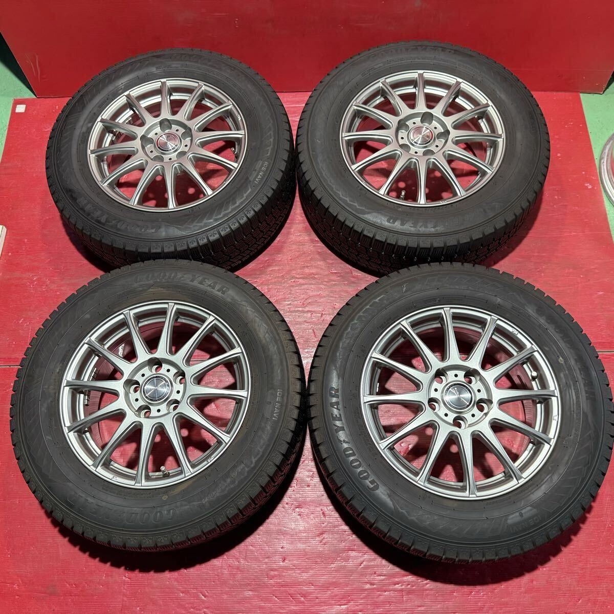 H-3 LUMIERE 16インチ 6.5j+38 114.3/4H 215/65R16 21年製 8分山 4本拍卖