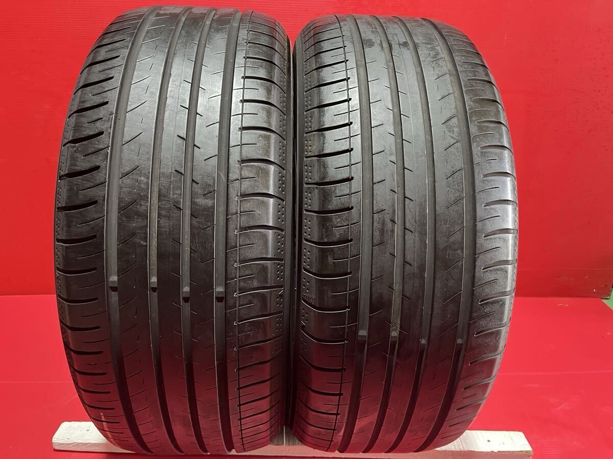 ST-327 ヨコハマ ブルーアースGT AE51 245/50R18 22年製 7分山 2本セット拍卖