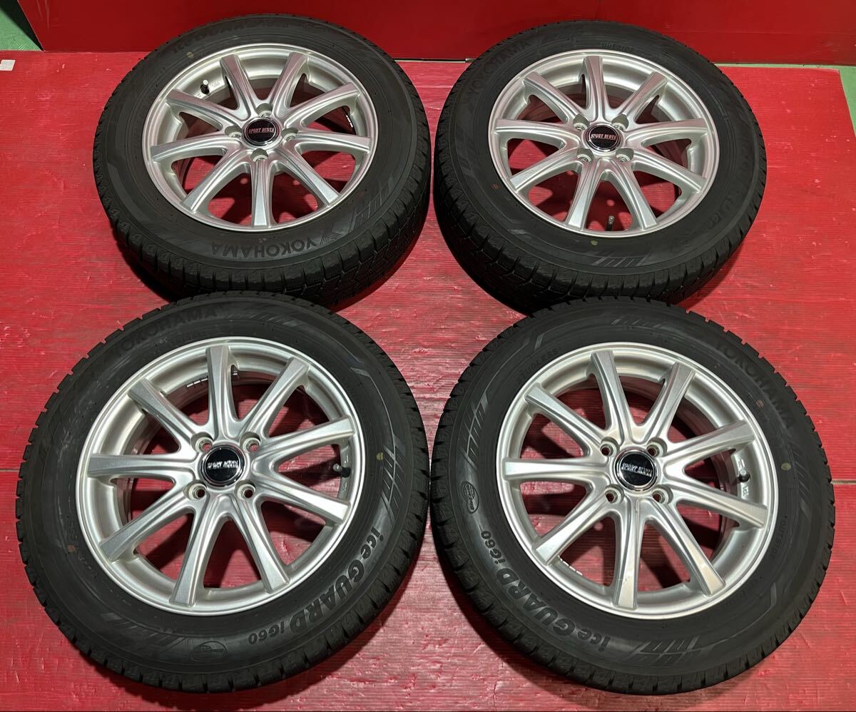 H-23 SPORT RUOTA 15×5.5j+45 100/4H 175/65R15 22年製 8分山 4本セット拍卖