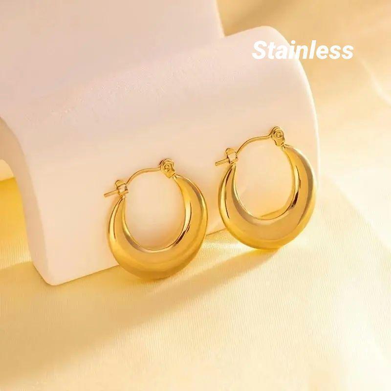 ゴールド フープ ピアス サージカルステンレス アレルギー ステンレス 韓国拍卖