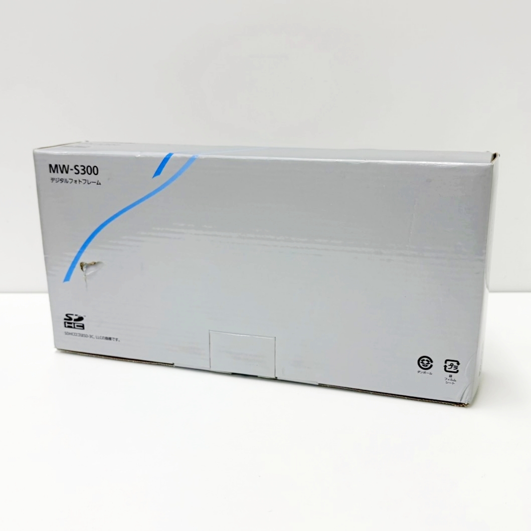 【長期保管品/未使用】パナソニック/Panasonic デジタルフォトフレーム MW-S300-K ブラック 2011年製 ※商品詳細をご確認ください。拍卖