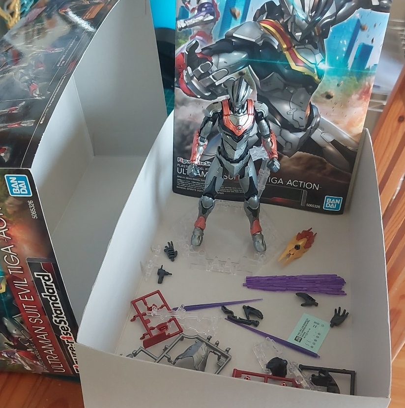 Figure-rise Standard ULTRAMAN SUIT EVIL TIGA ACTION フィギュアライズスタンダード イービルティガ アクション イーヴィルティガ ティガ拍卖