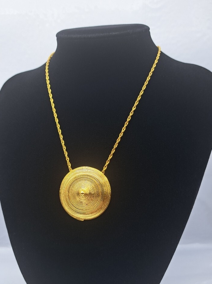 LANVIN ヴィンテージ コーンタイプゴールドネックレス拍卖