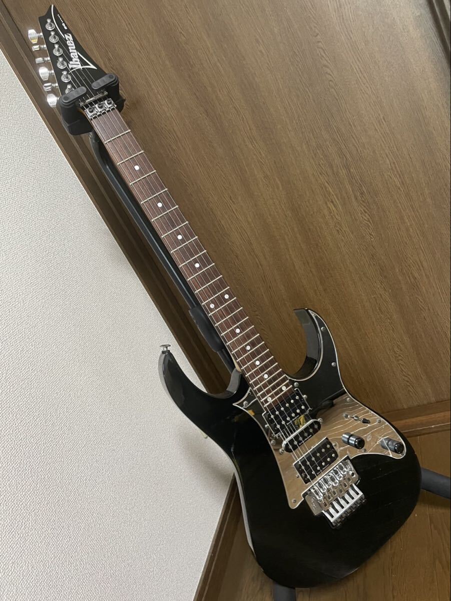 激レア Ibanez アイバニーズ RG480AH 日本製 ブラック ミラーピックガード ピックアップ Duncan製拍卖