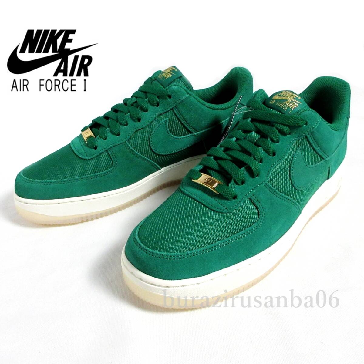 定価15400円 新品未使用 NIKE AIR FORCE 1 LOW ナイキ エア フォース1 ロー Malachite/Pale Ivory-Metallic Gold 28㎝拍卖