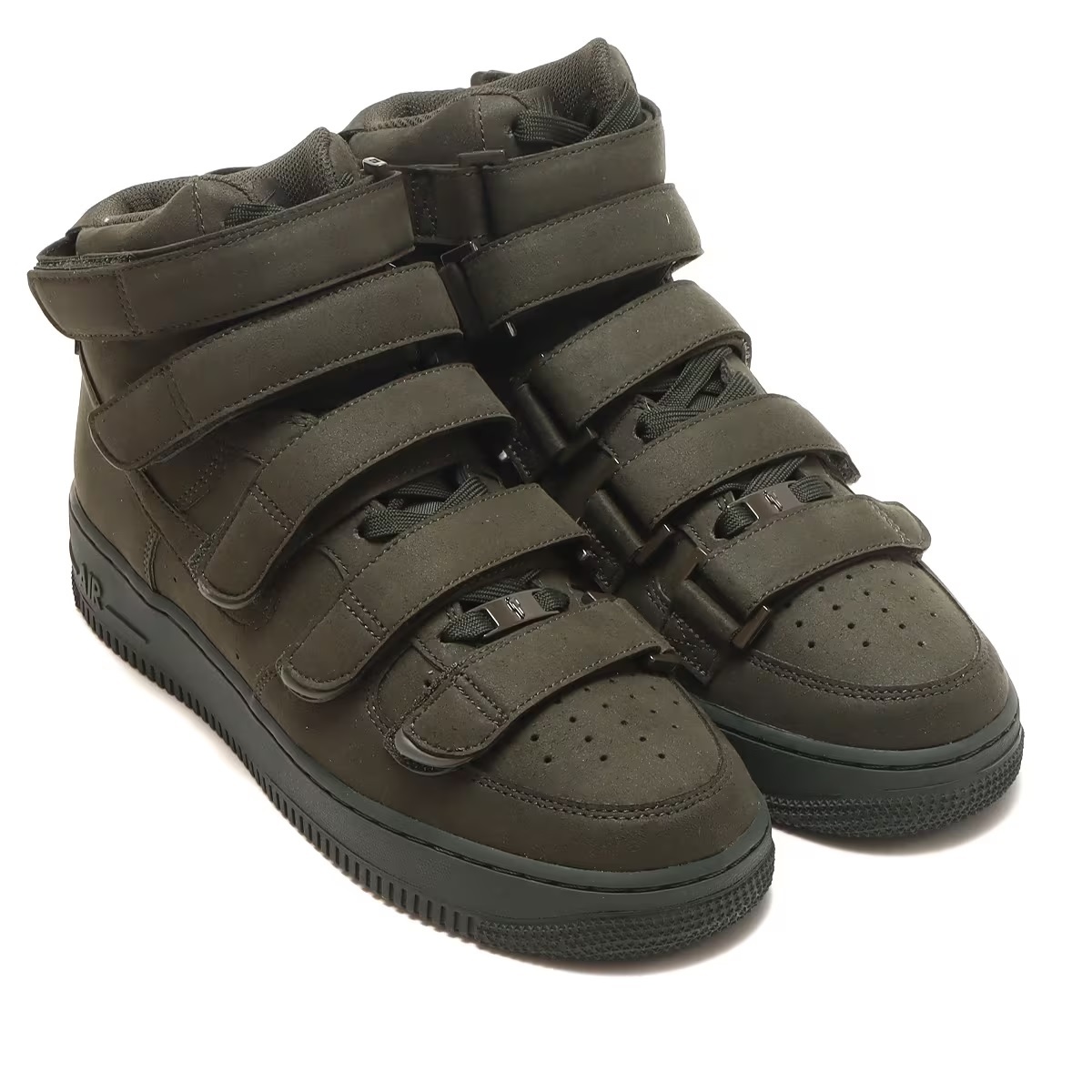 定価20900円 新品正規品 ナイキ 大人気コラボモデル ナイキ エア フォース 1 ハイ ビリーアイリッシュモデル オリーブヌバック 26.5㎝拍卖