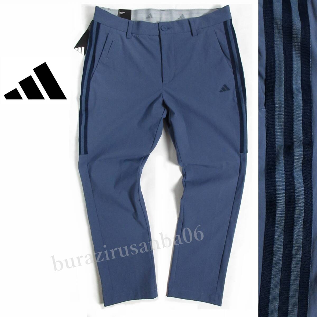メンズ 79cm 未使用 定価14,960円 adidas GOLF アディダス ゴルフ 4wayストレッチ 撥水 アンクルパンツ 9分丈スタイル ゴルフパンツ IN9012拍卖