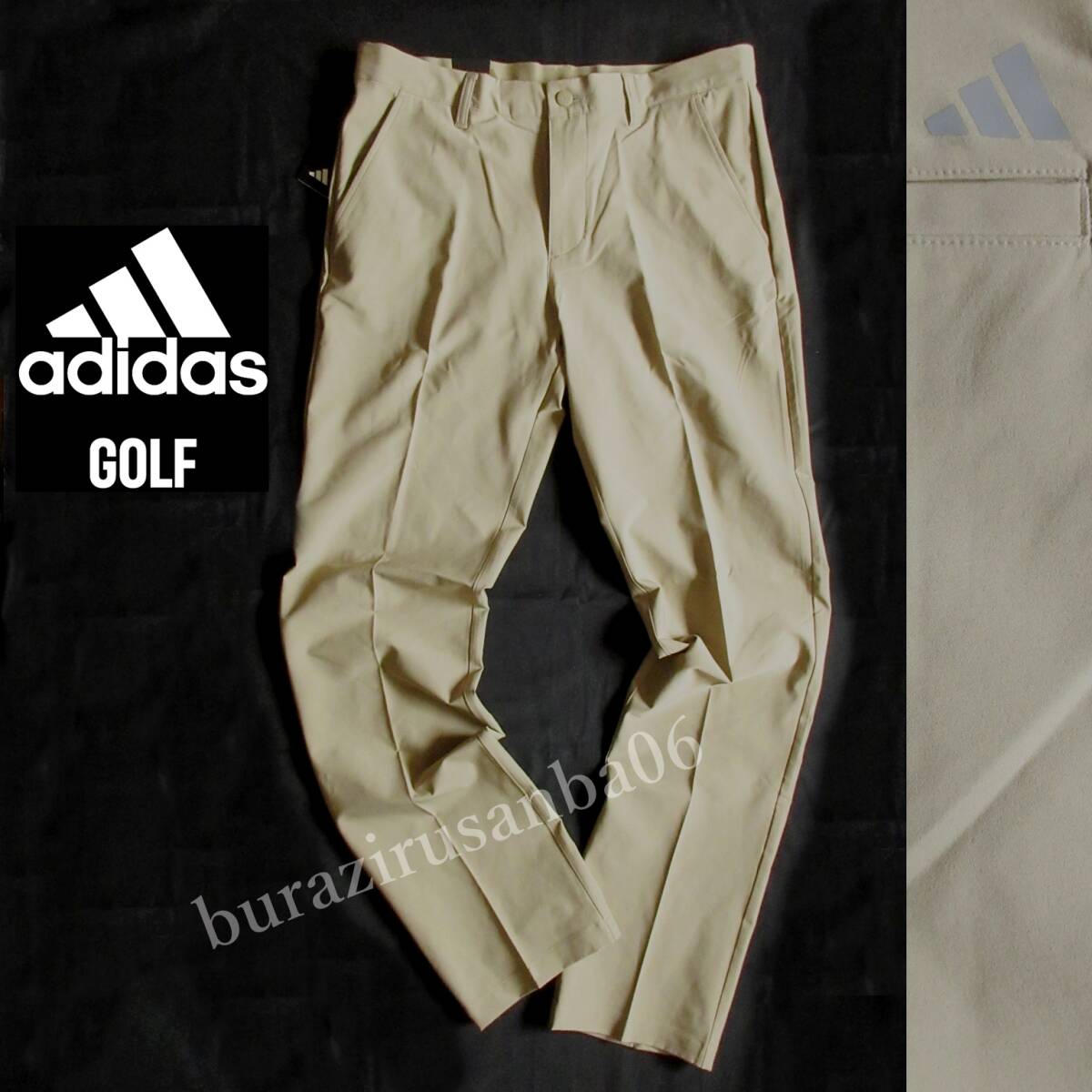 メンズ 88cm 未使用 定価11,000円 adidas GOLF アディダス ゴルフ 春夏 ストレッチ 撥水 ULTIMATE365 ストレート ゴルフパンツ IU2835拍卖