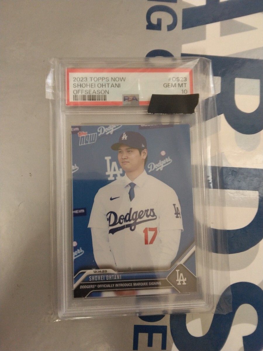 PSA10 2023 Topps Now OS23 大谷翔平 ロサンゼルス・ドジャース Dodgers Officially Introduce Marquee Signing拍卖