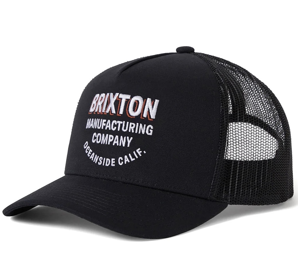 Brixton Redoubt C NP MP Trucker Hat Cap Black/Black キャップ拍卖