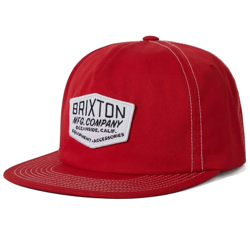 Brixton Coleson HP Snapback Hat Cap Red キャップ拍卖