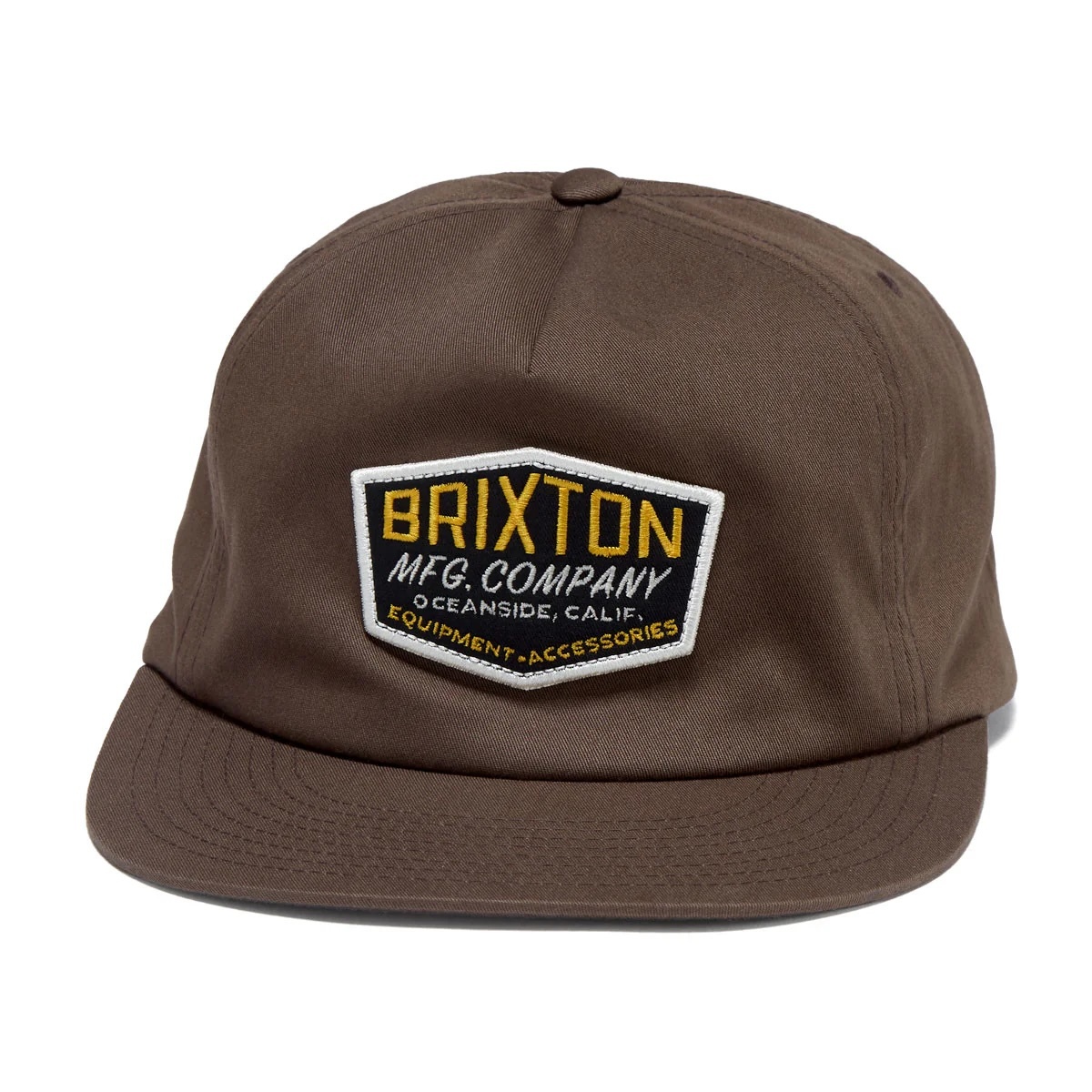 Brixton Coleson HP Snapback Hat Cap Brown キャップ拍卖