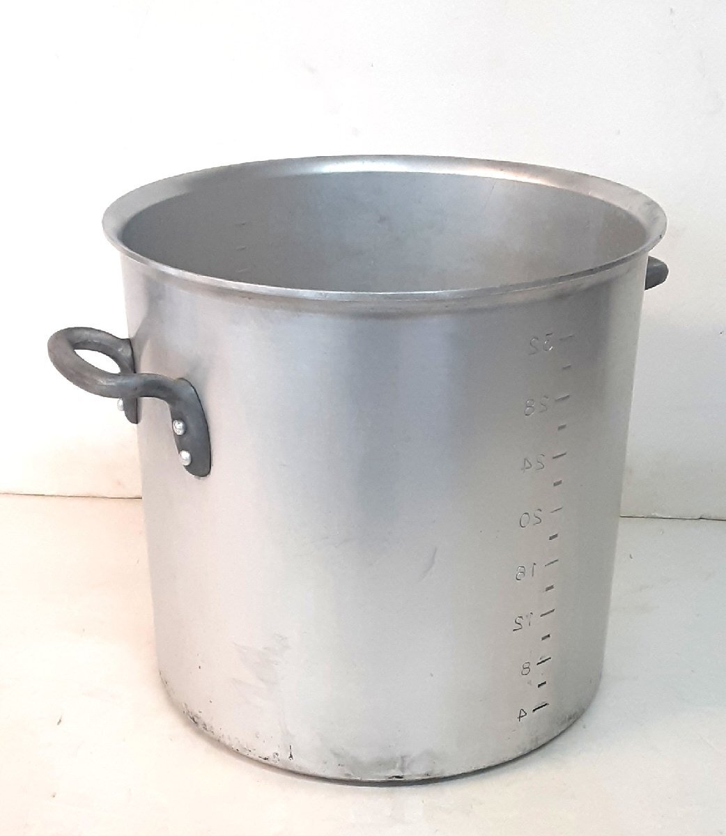 寸胴鍋 アルミ AKAO 36cm 店舗 厨房用 飲食店 W49xD39xH36.5cm 中古 101520 ★拍卖