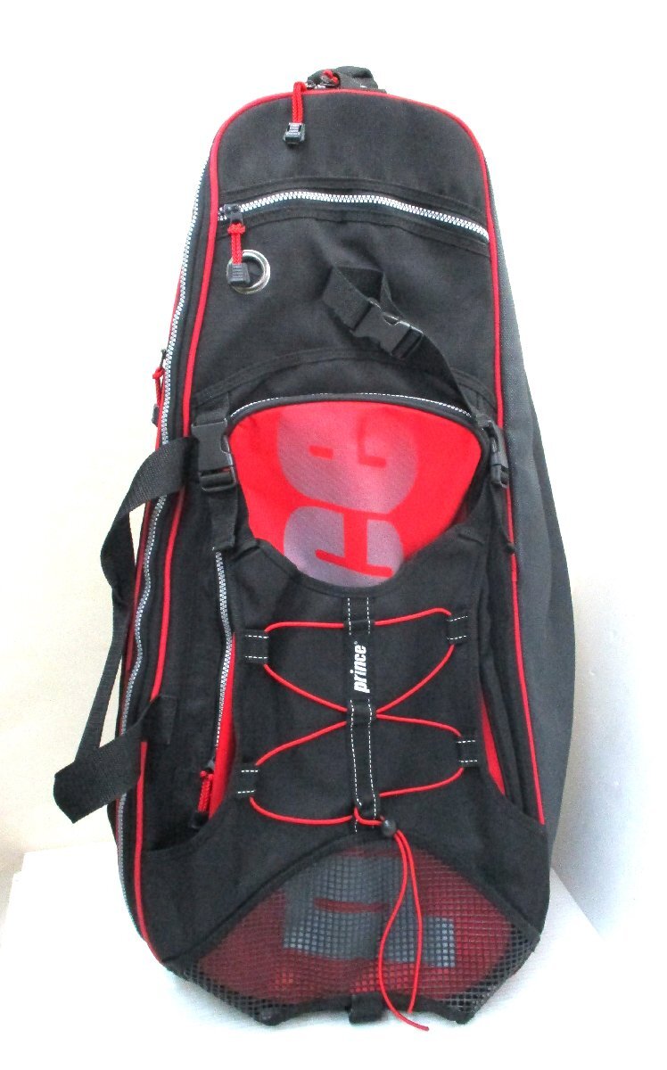 ★ 101583 テニス ラケットバッグ プリンス prince ショルダー・リュック・手持ち3WAY サイズW38xD20xH80cm 中古 ★拍卖