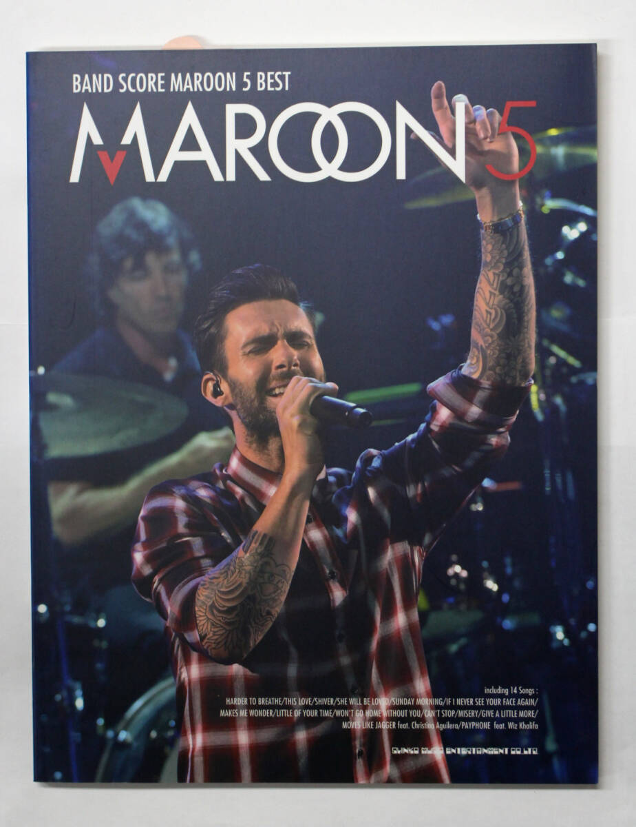 シンコー・ミュージック 【バンド・スコア マルーン5・ベスト】 楽譜 BAND SCORE MAROON5 BEST拍卖