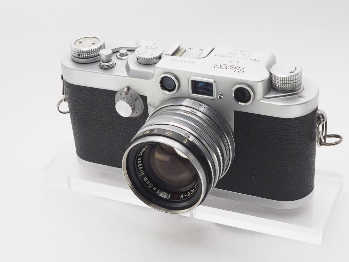 ★実用美品★ Nicca ニッカ 3-F + NIKKOR-H・C 5cm F2 ★動作OK★ @8173拍卖